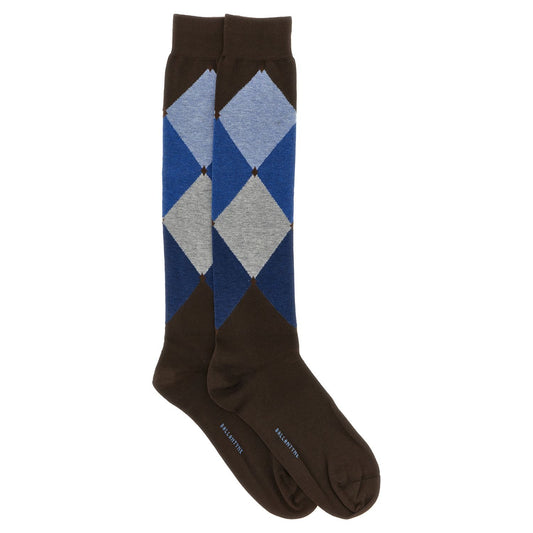Ballantyne Brown Cotton Socks