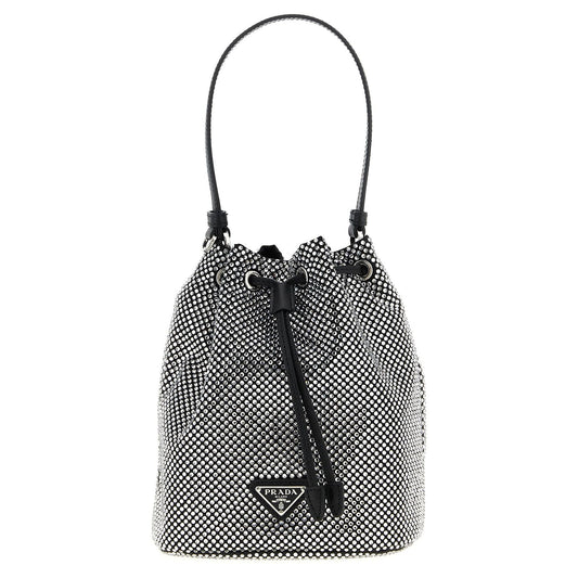 Prada Gray Viscose Handbag
