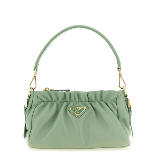 Prada Bicolor Lamb Leather Shoulder Bag