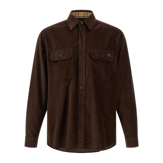 Burberry Brown Cotton Blouse