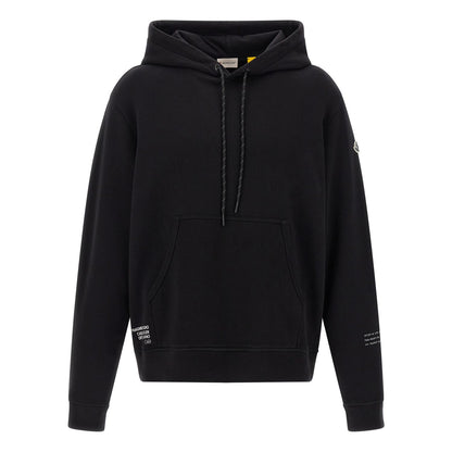 MONCLER GENIUS Black Cotton Sweatshirt