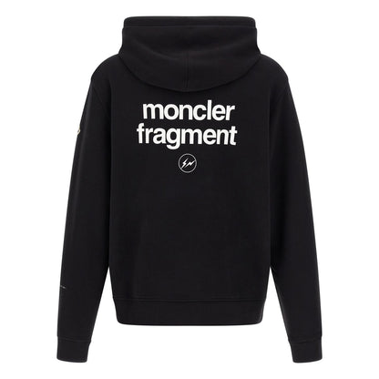MONCLER GENIUS Black Cotton Sweatshirt