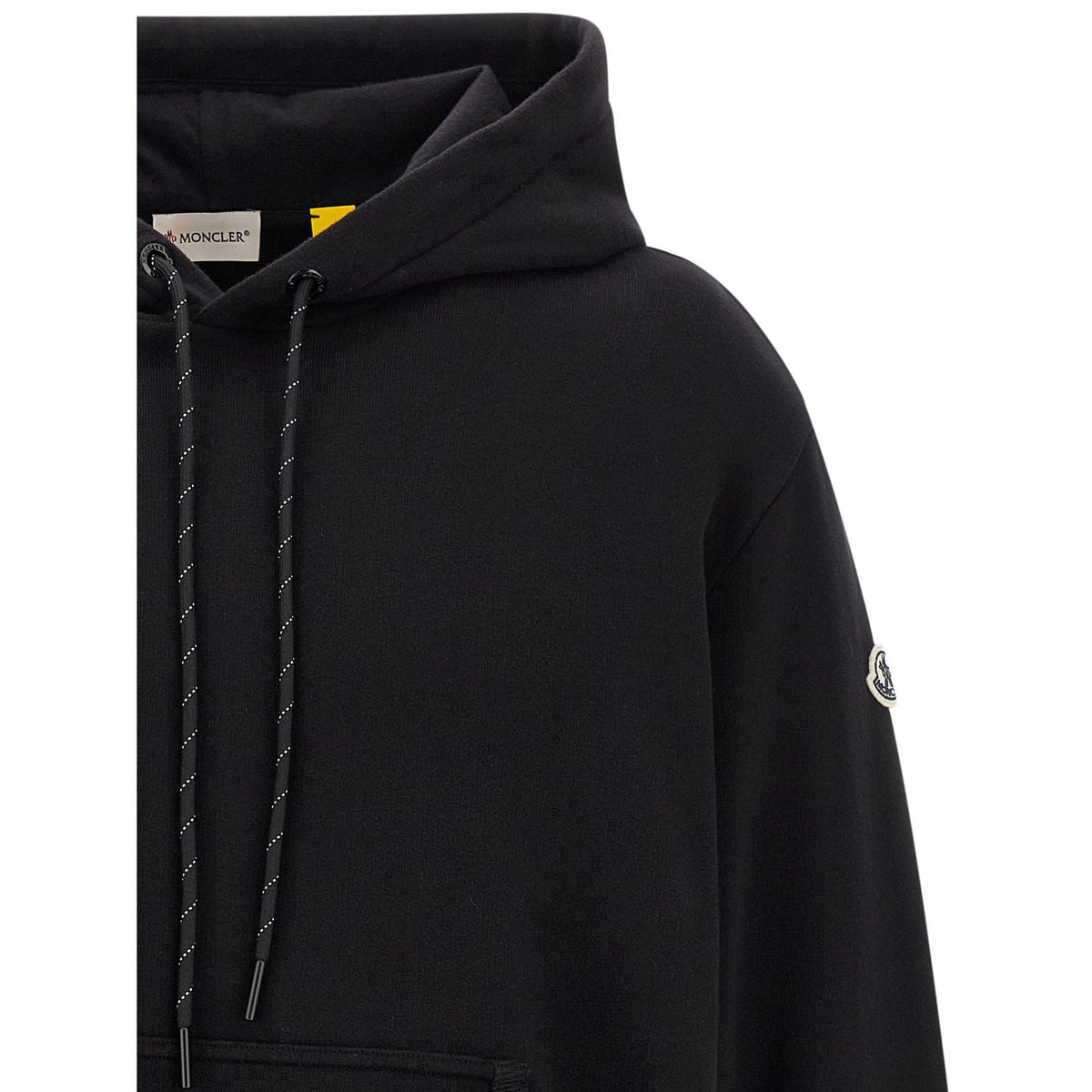 MONCLER GENIUS Black Cotton Sweatshirt