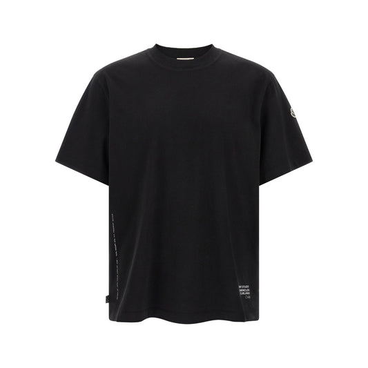 MONCLER GENIUS Black Cotton T-Shirt