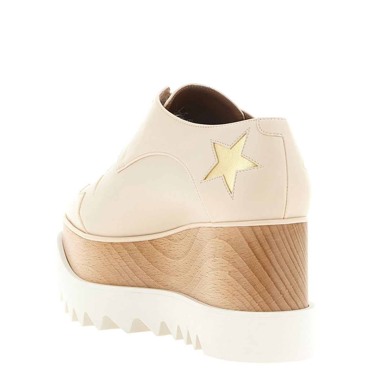 Stella McCartney White Polyester Wedge Sandals