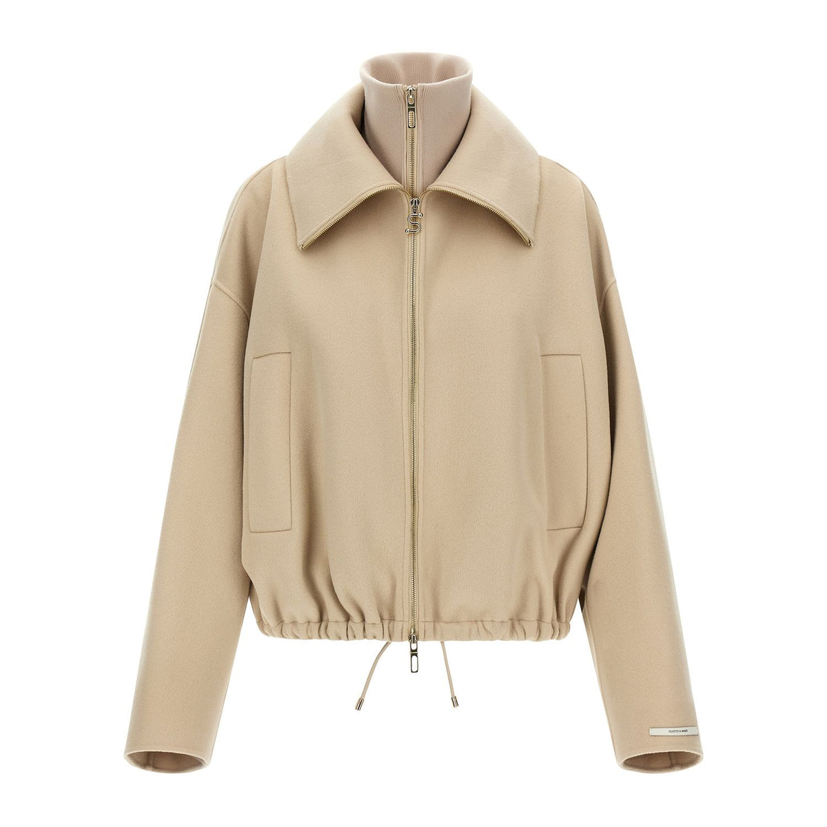 Sportmax Beige Wool Bomber