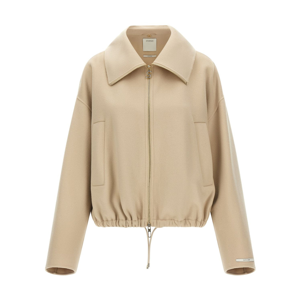 Sportmax Beige Wool Bomber