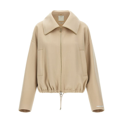 Sportmax Beige Wool Bomber