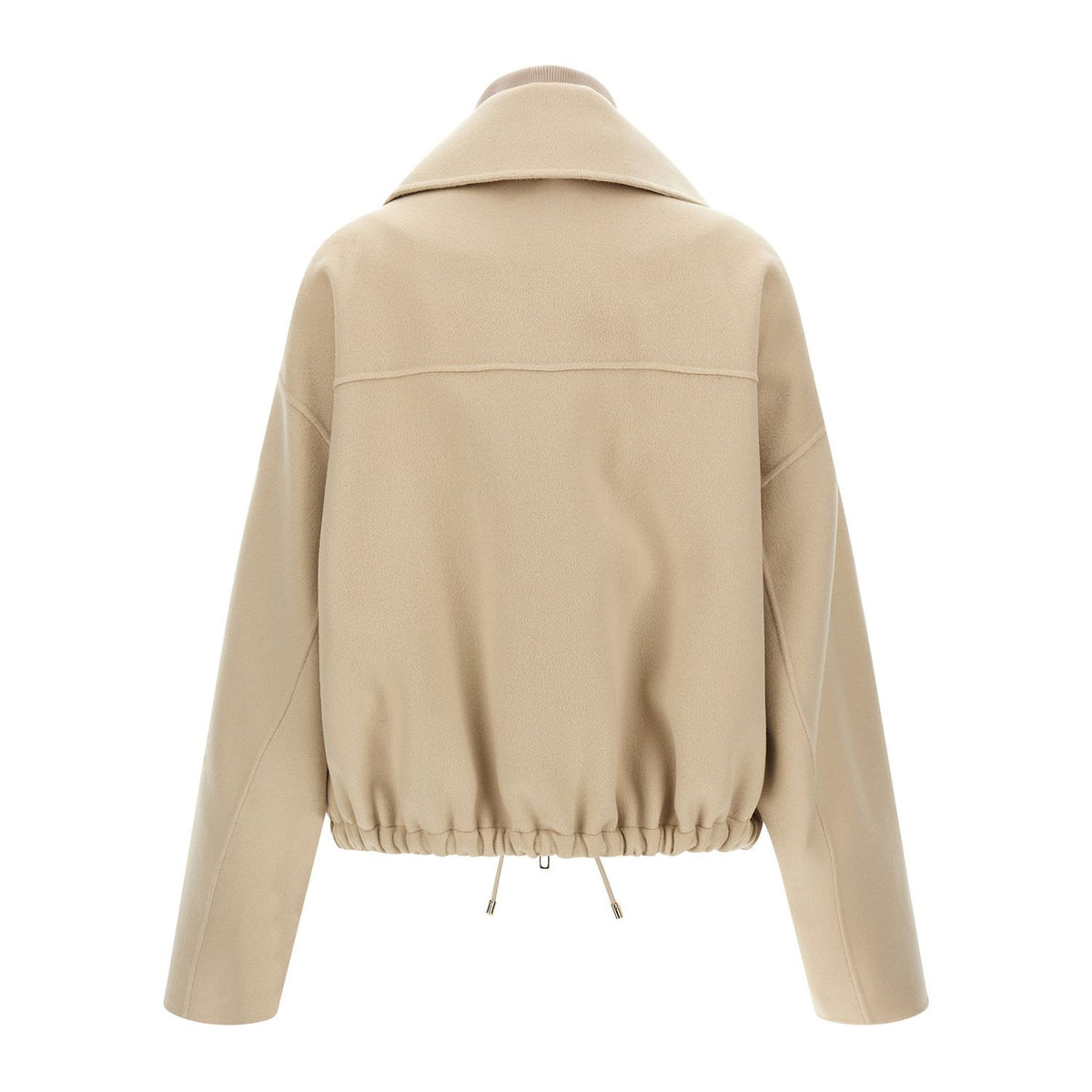 Sportmax Beige Wool Bomber