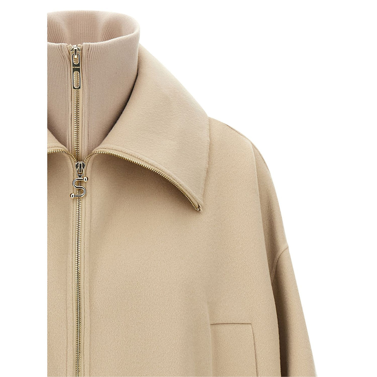 Sportmax Beige Wool Bomber