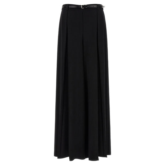P.A.R.O.S.H. Black Polyester Casual Pants