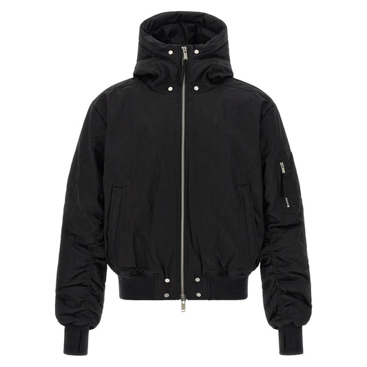 Thom Krom Black Cotton Bomber