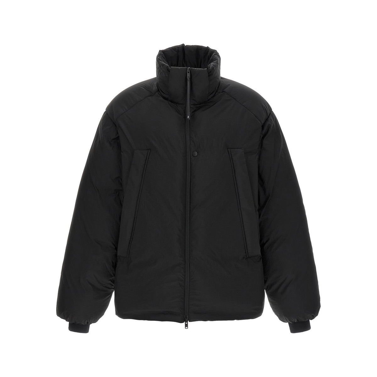 Y-3 Black Recycled Polyamide Full-Length Jacket