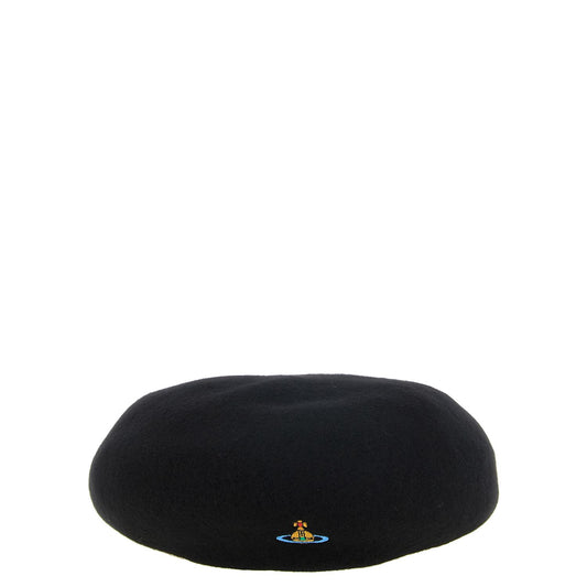 Vivienne Westwood Black Wool Beanie