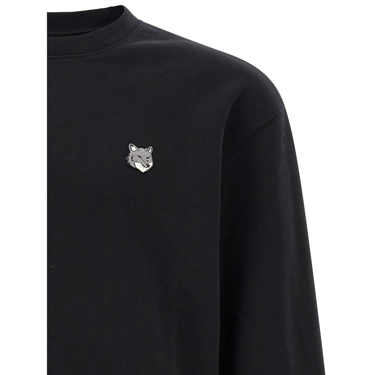 Maison Kitsuné Black Cotton Sweatshirt
