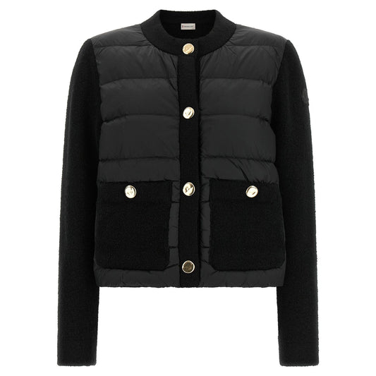 Moncler Black Polyamide Full-Length Jacket