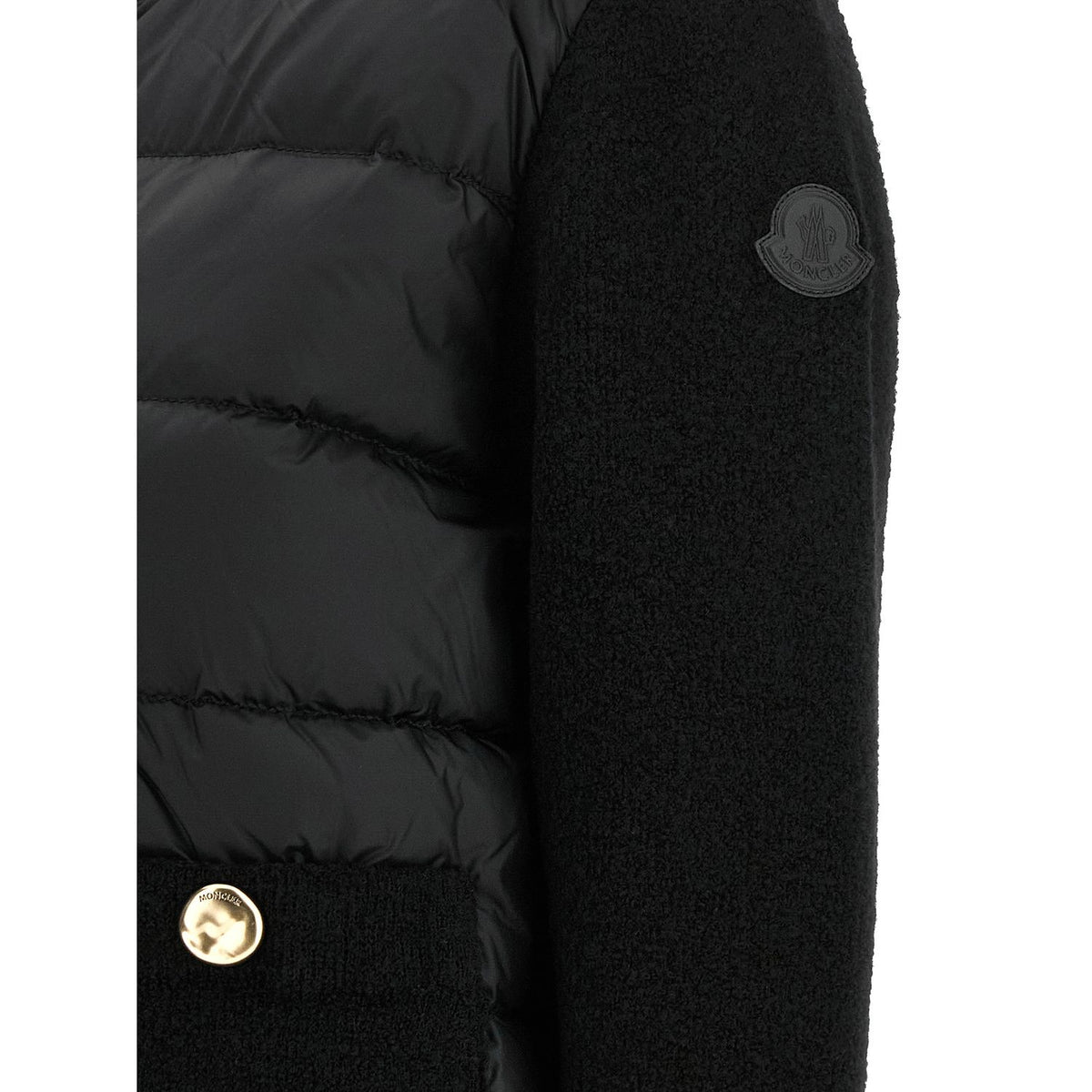 Moncler Black Polyamide Full-Length Jacket