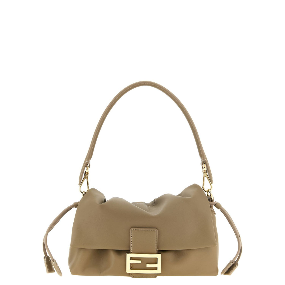 Fendi Beige Lamb Leather Handbag