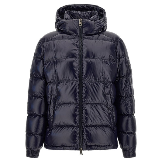 Herno Blue Polyamide Full-Length Jacket