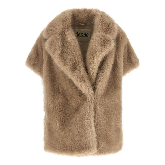 Herno Beige Polyester Coat