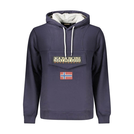 Napapijri Blue Cotton Mens Sweatshirt