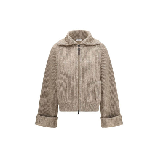 Brunello Cucinelli Beige Cashmere Sweater