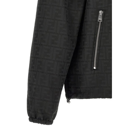 Fendi Black Polyester Shell Jacket