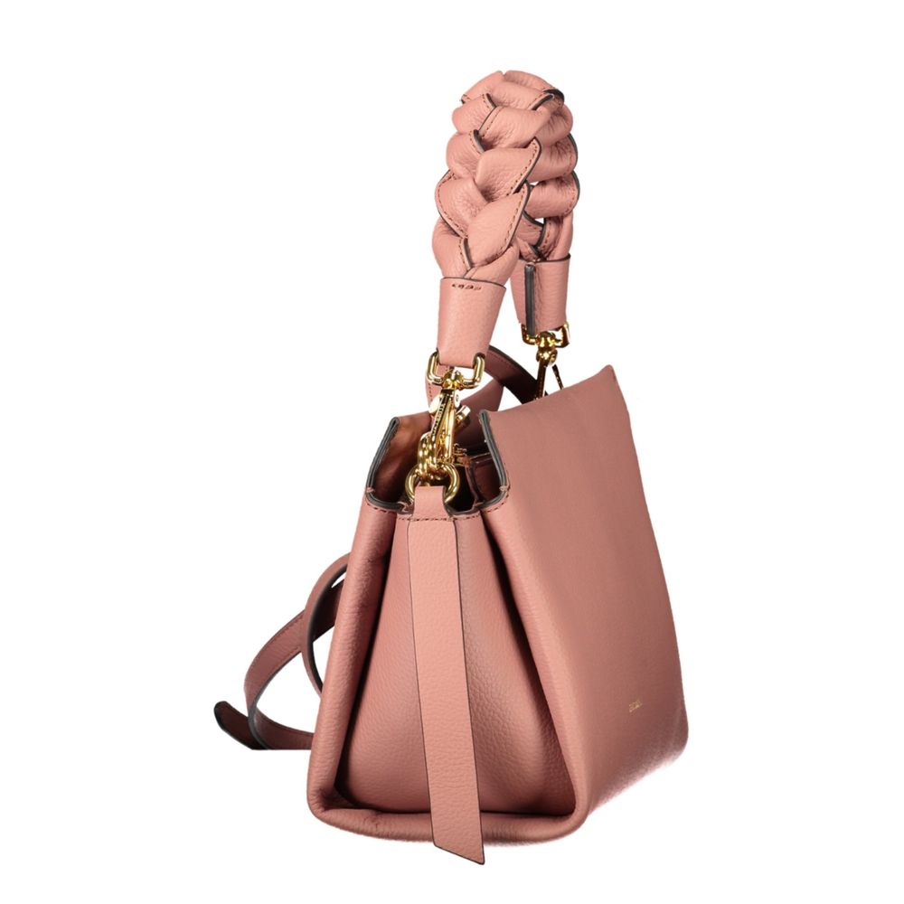 Coccinelle Pink Leather Handbag