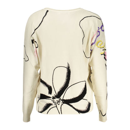 Desigual White Viscose Women's Sweater