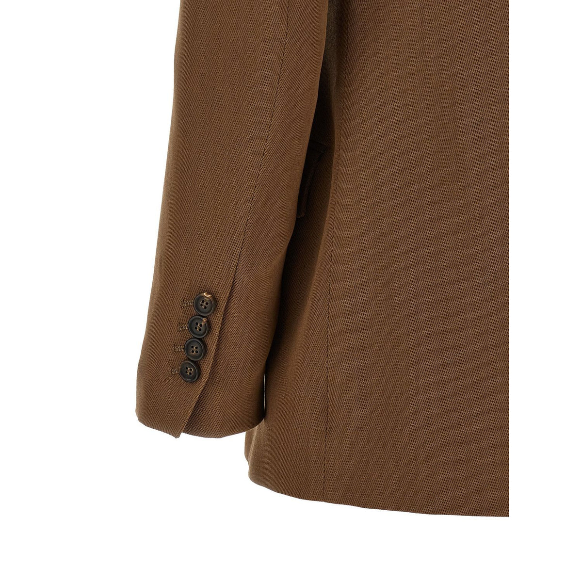 Brunello Cucinelli Brown Virgin Wool Blazer