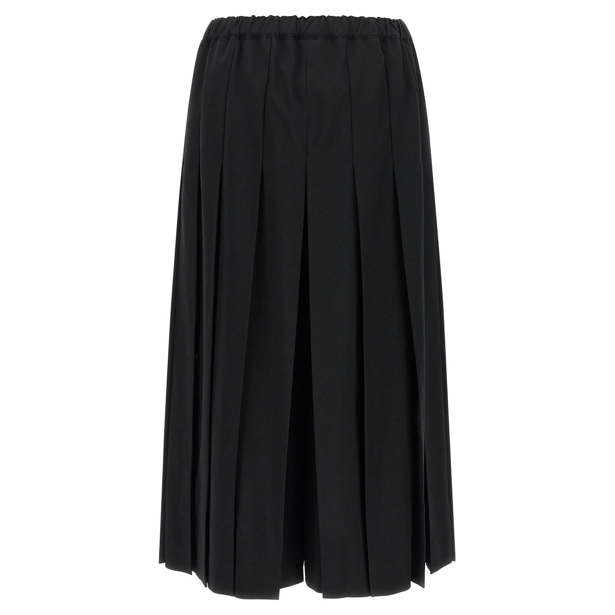 Comme Des Garçons Black Wool Casual Pants
