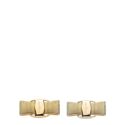 Ferragamo Gold Brass Earrings