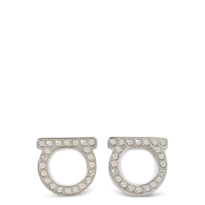 Ferragamo Silver Brass Earrings