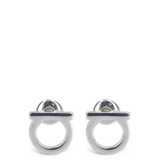 Ferragamo Silver Brass Earrings