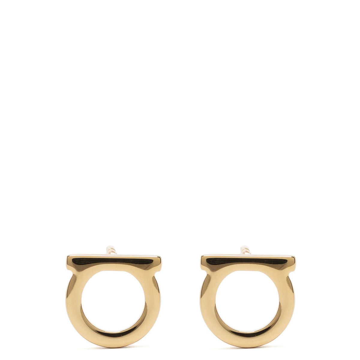 Ferragamo Gold Brass Earrings