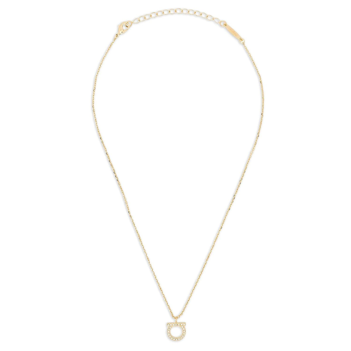 Ferragamo Gold Brass Necklace