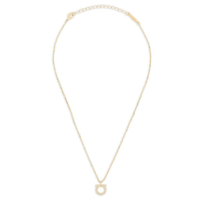 Ferragamo Gold Brass Necklace