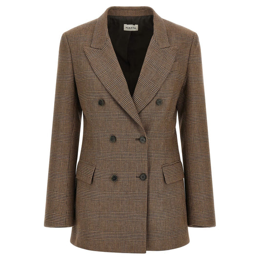 P.A.R.O.S.H. Brown Viscose Blazer