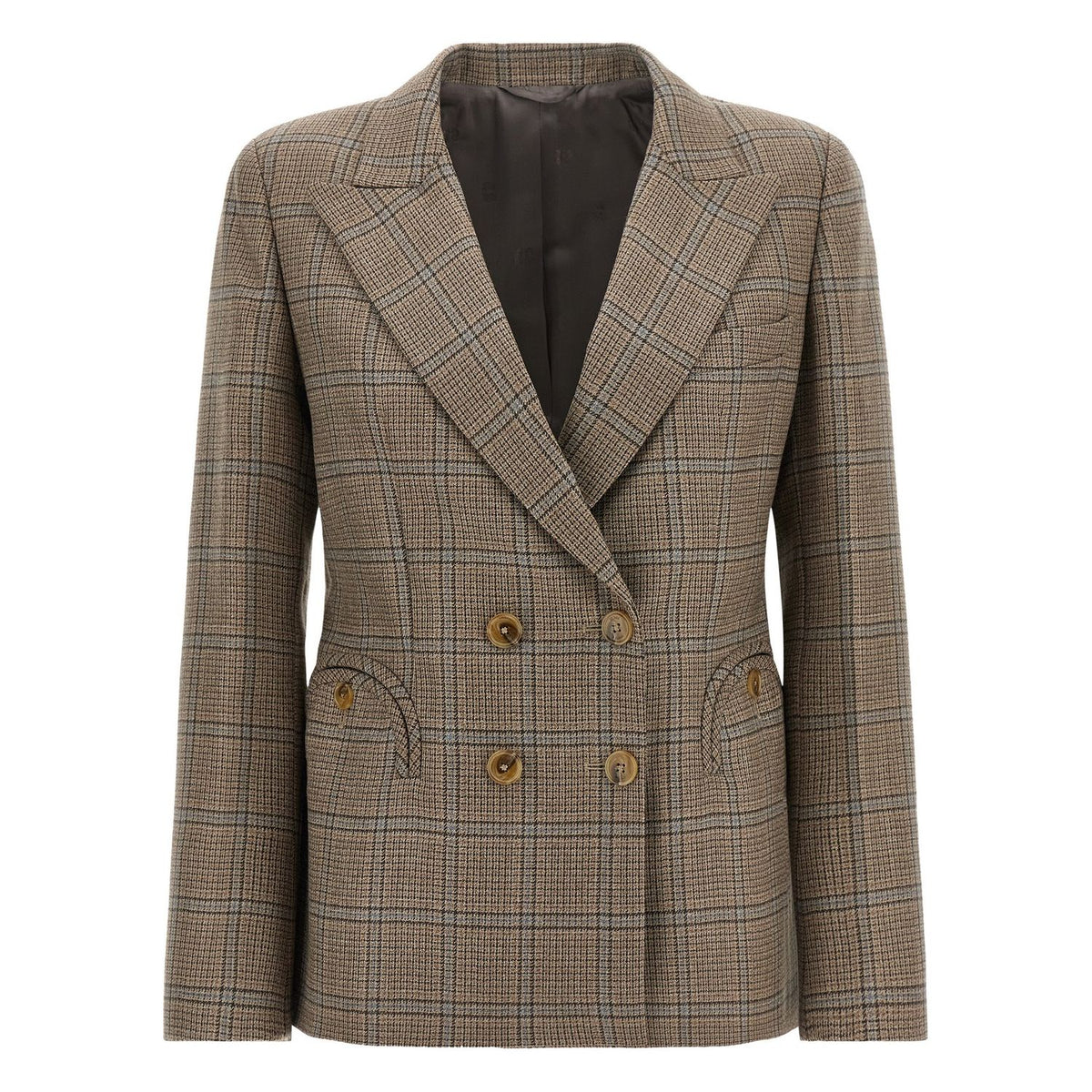 Blazé Milano Beige Virgin Wool Blazer