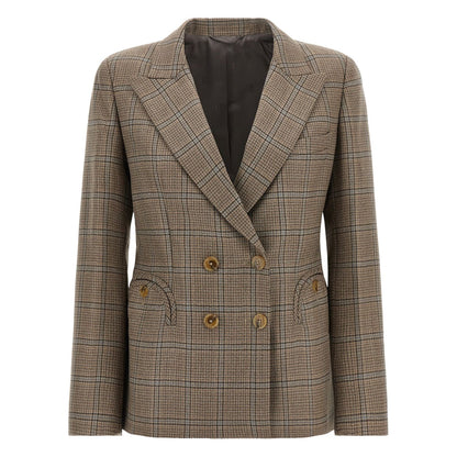 Blazé Milano Beige Virgin Wool Blazer