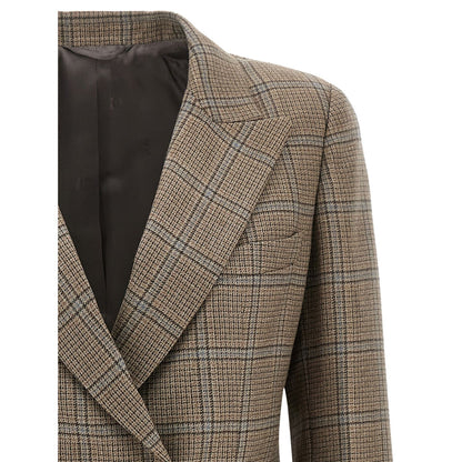 Blazé Milano Beige Virgin Wool Blazer