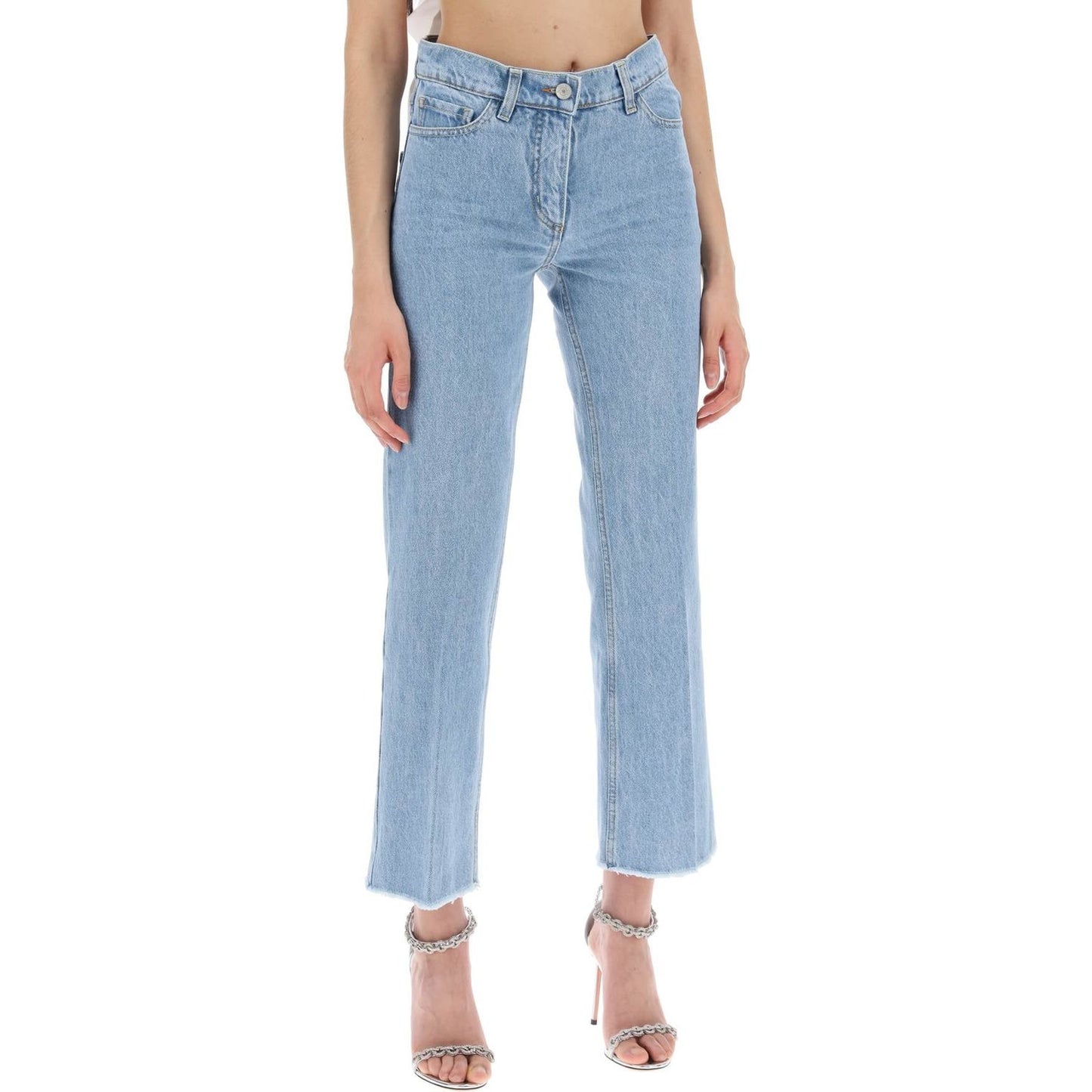 Magda Butrym low-waisted cropped jeans Jeans Magda Butrym