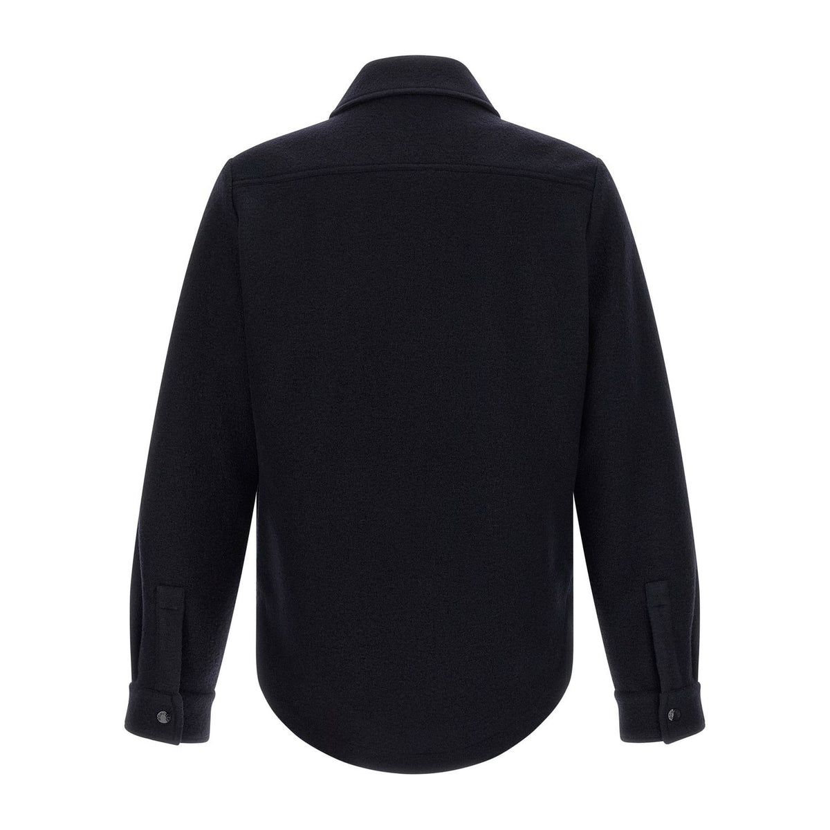 Moncler Blue Virgin Wool Blouse