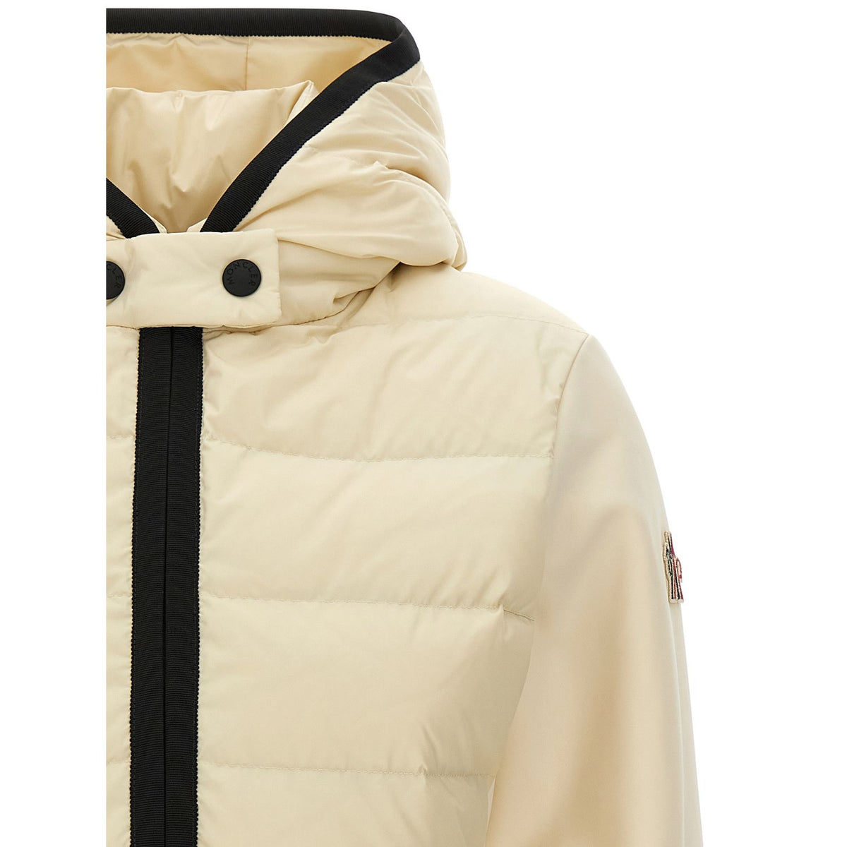 Moncler Grenoble White Polyamide Cardigan
