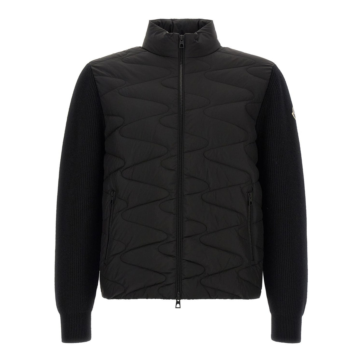Moncler Black Polyamide Cardigan