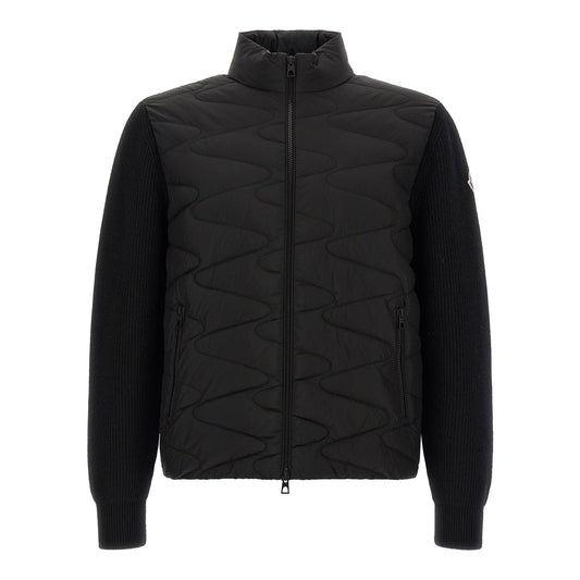 Moncler Black Polyamide Cardigan