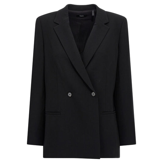 Theory Black Triacetate Blazer