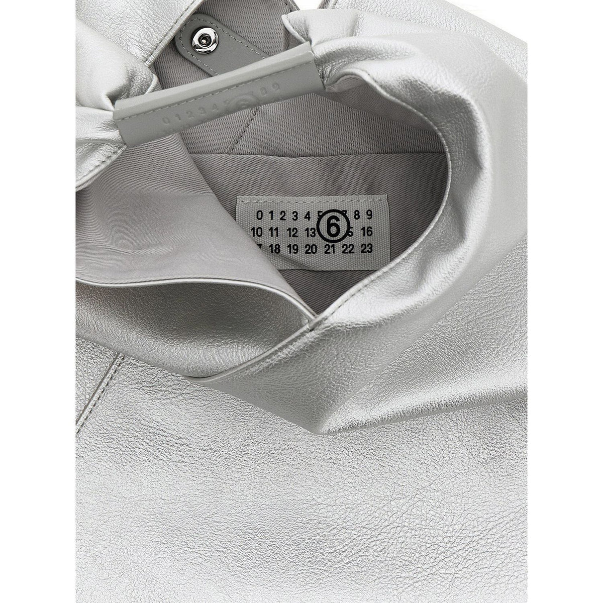 MM6 Maison Margiela Silver Polyethylene Handbag