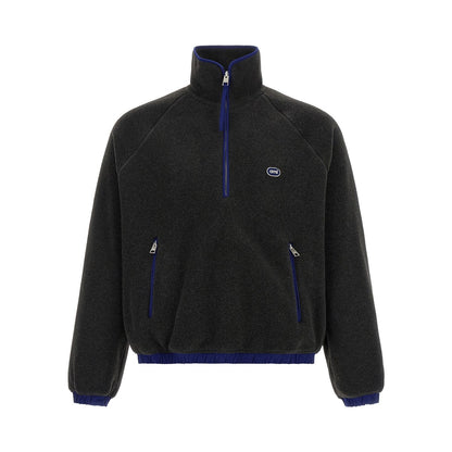Ami Paris Gray Polyester Sweatshirt