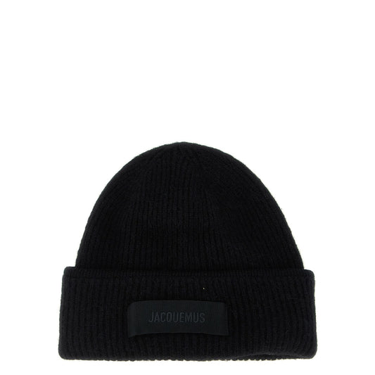 Jacquemus Black Wool Beanie